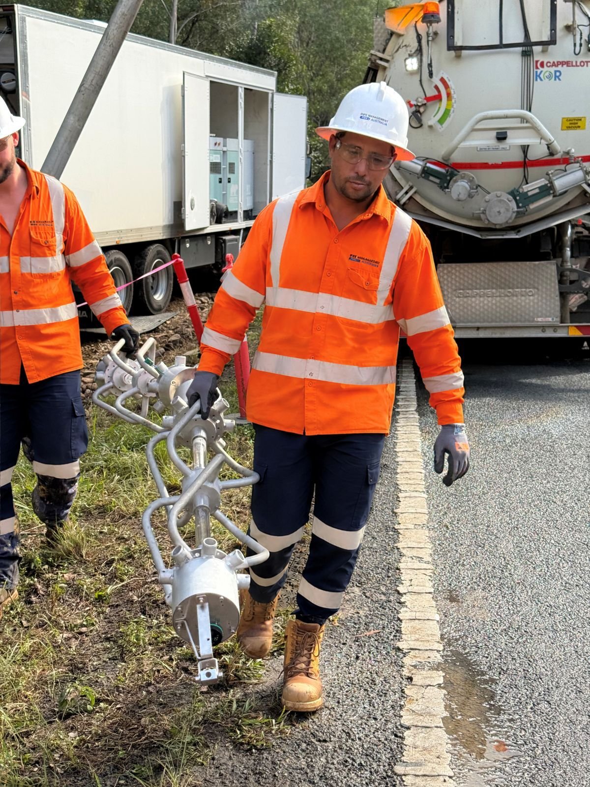 Operator carrying equipment