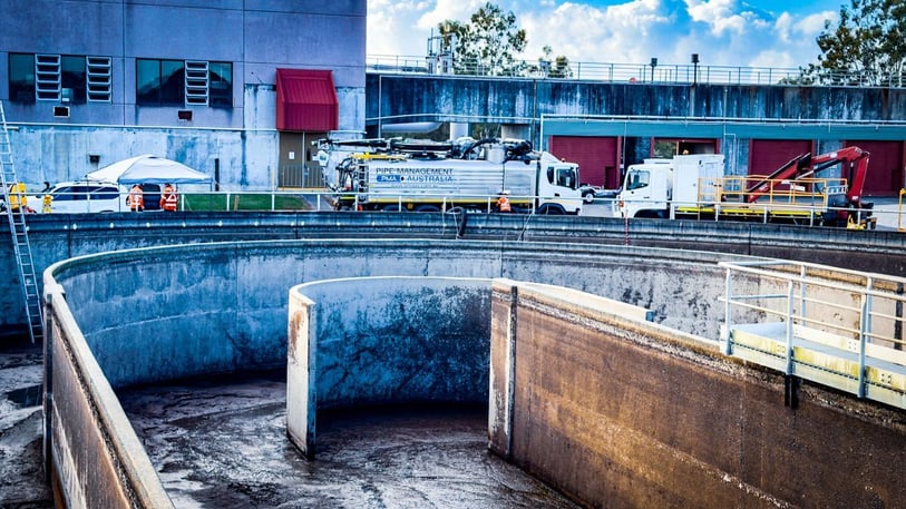 wide shot of bioreactor