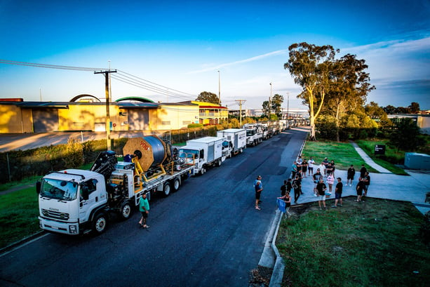 PMA Drives for a Cause: 15 Trucks Strong in Brisbane’s Convoy for Kids 2024 image