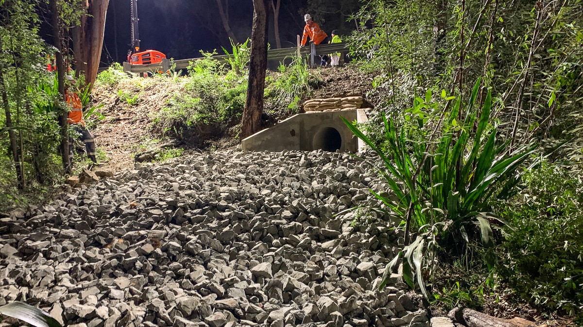UPGRADING CULVERTS IN ROYAL NATIONAL PARK, NSW