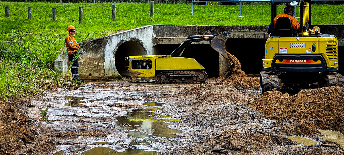 Logan City Council Saves 220,000L of Water Cleaning Culverts With PMA